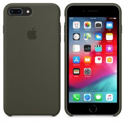  Чохол для iPhone 8/7 Plus Silicone Case copy /dark olive/