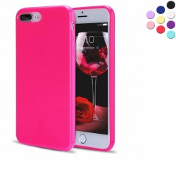  Чохол для iPhone 8/7 Plus Silicone Case copy /electric pink/