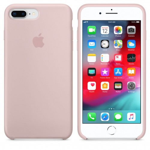  Чохол для iPhone 8/7 Plus Silicone Case copy /pink sand/