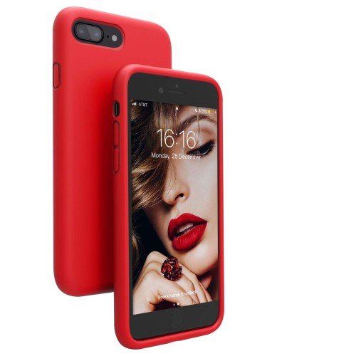  Чохол для iPhone 8/7 Plus Silicone Case copy /red/