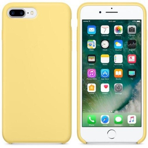  Чохол для iPhone 8/7 Plus Silicone Case copy /yellow/