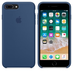  Чохол для iPhone 8/7 Plus Silicone Case Full /alaskan blue/