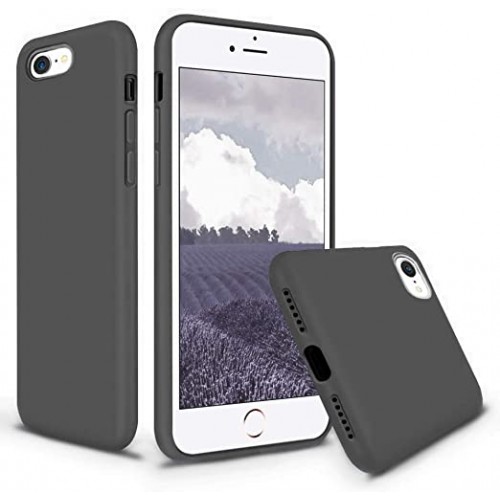  Чохол для iPhone 8/7 Plus Silicone Case Full /charcoal grey/