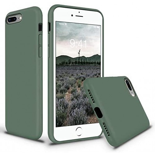  Чохол для iPhone 8/7 Plus Silicone Case Full /green/