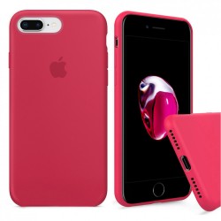  Чохол для iPhone 8/7 Plus Silicone Case Full /red raspberry/