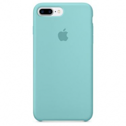  Чохол для iPhone 8/7 Plus Silicone Case Full /sea blue/