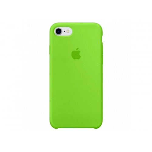  Чохол для iPhone 8/7 Silicone Case copy /lime green/