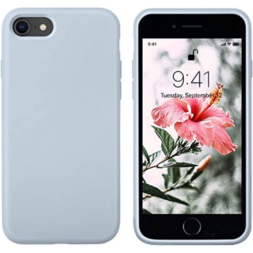  Чохол для iPhone 8/7 Silicone Case copy /mist blue/