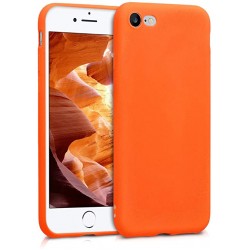  Чохол для iPhone 8/7 Silicone Case copy /orange/