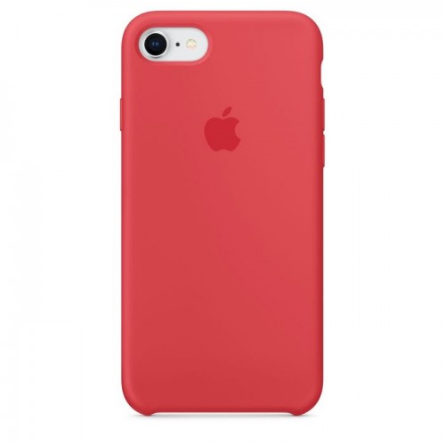  Чохол для iPhone 8/7 Silicone Case copy /red raspberry/