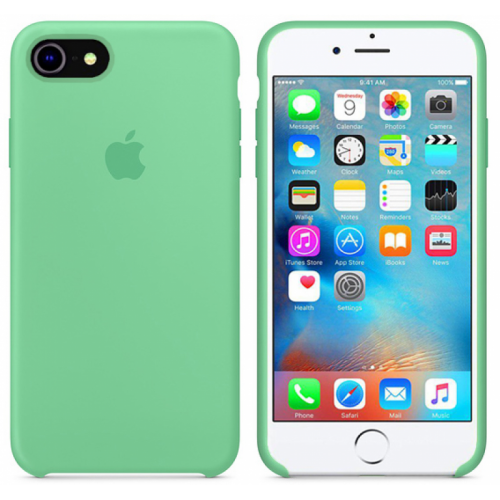  Чохол для iPhone 8/7 Silicone Case copy /spearmint/