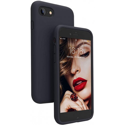  Чохол для iPhone 8/7 Silicone Case Full /black/