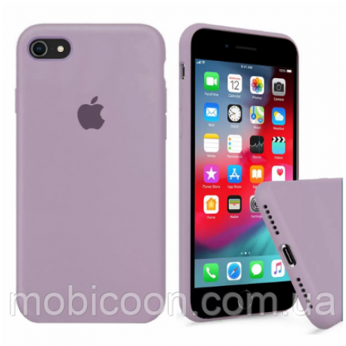  Чохол для iPhone 8/7 Silicone Case Full /blueberry/