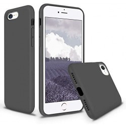  Чохол для iPhone 8/7 Silicone Case Full /charcoal grey/