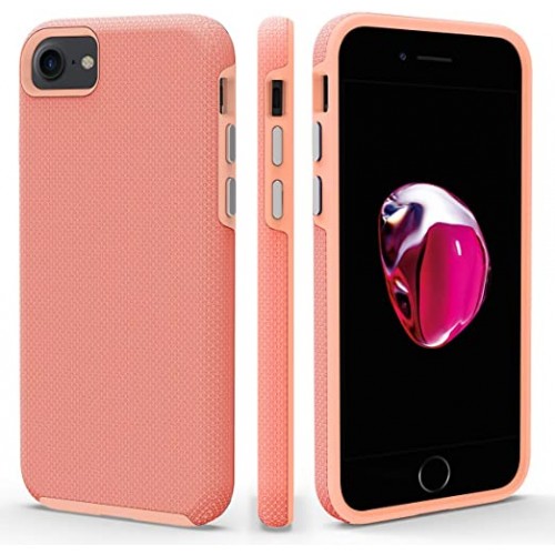  Чохол для iPhone 8/7 Silicone Case Full /coral/