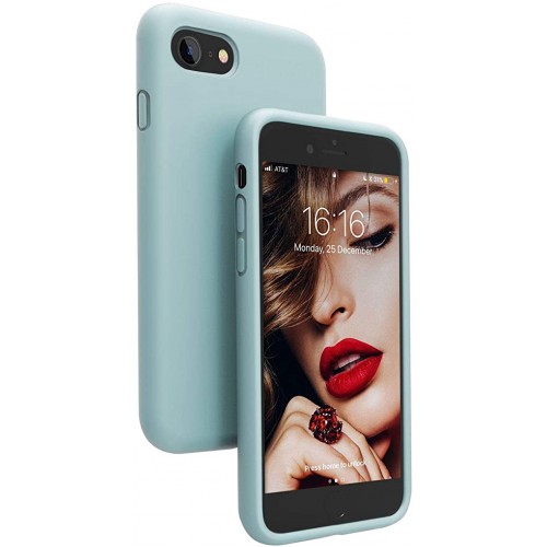  Чохол для iPhone 8/7 Silicone Case Full /green/