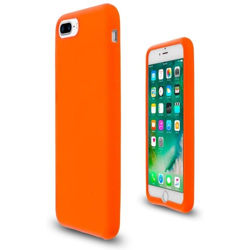  Чохол для iPhone 8/7 Silicone Case Full /orange/
