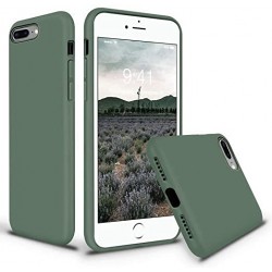  Чохол для iPhone 8/7 Silicone Case Full /pine green/
