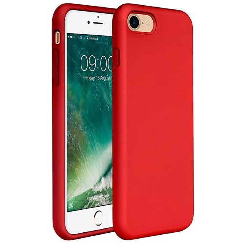  Чохол для iPhone 8/7 Silicone Case Full /red/
