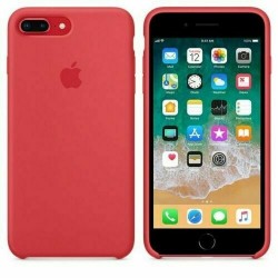  Чохол для iPhone 8/7 Silicone Case Full /red raspberry/