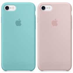  Чохол для iPhone 8/7 Silicone Case Full /sea blue/