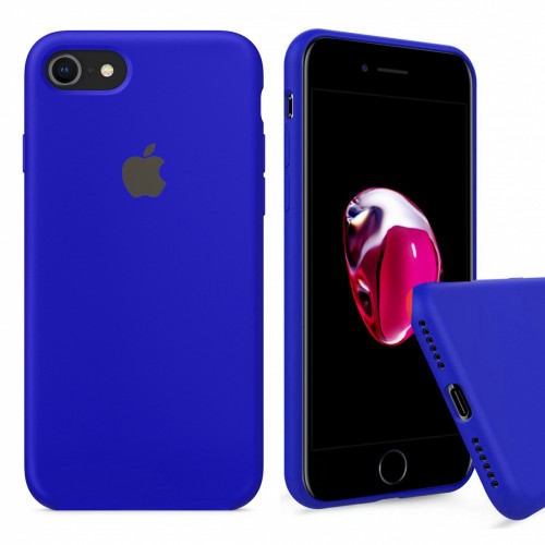  Чохол для iPhone 8/7 Silicone Case Full /ultramarine/