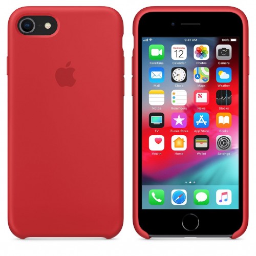  Чохол для iPhone 8/7 Silicone Case OEM (product) /red/
