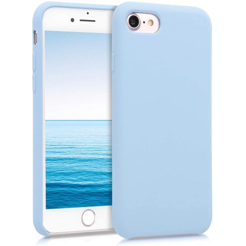  Чохол для iPhone 8/7 Silicone Case OEM /sea blue/