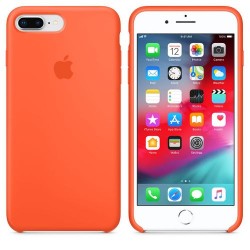  Чохол для iPhone 8/7 Silicone Case OEM /spicy orange/