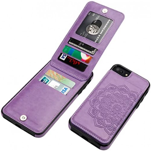  Чохол для iPhone SE Leather Case copy /lavender/