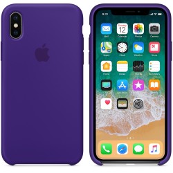 Чохол для iPhone X Silicone Case OEM /ultra violet/