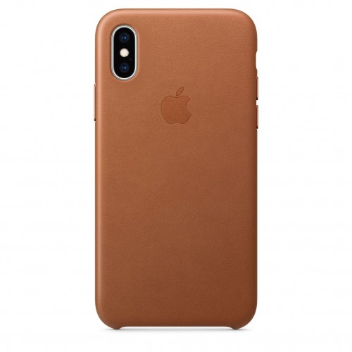  Чохол для iPhone X/XS Leather Case copy /saddle brown/