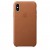  Чохол для iPhone X/XS Leather Case copy /saddle brown/