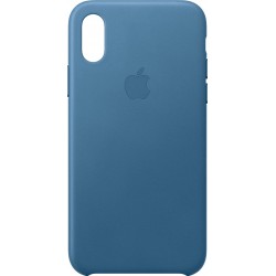  Чохол для iPhone X/XS Leather Case OEM /cape cod blue/
