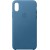  Чохол для iPhone X/XS Leather Case OEM /cape cod blue/