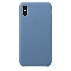  Чохол для iPhone X/XS Leather Case OEM /cornflower/