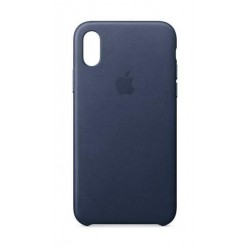  Чохол для iPhone X/XS Leather Case OEM /midnight blue/