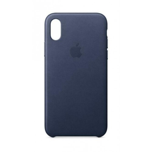  Чохол для iPhone X/XS Leather Case OEM /midnight blue/