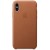  Чохол для iPhone X/XS Leather Case OEM /saddle brown/