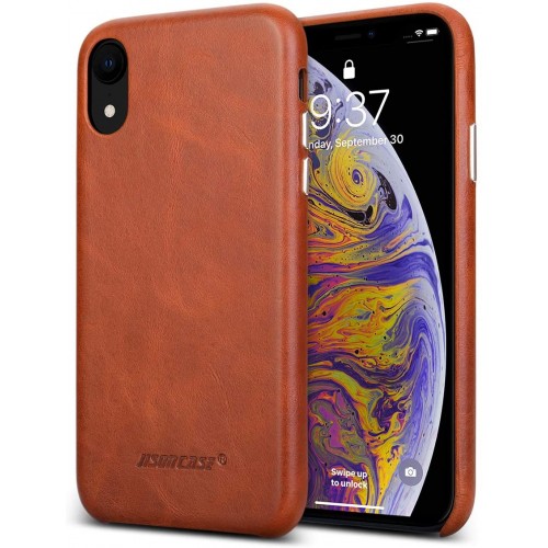  Чохол для iPhone XR Leather Case copy /saddle brown/
