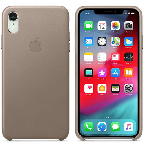  Чохол для iPhone XR Leather Case copy /taupe/