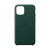  Чохол для iPhone XR Leather Case OEM /forest green/