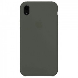  Чохол для iPhone XR Silicone Case copy /dark olive/