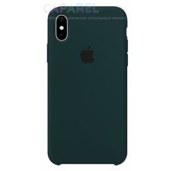  Чохол для iPhone XR Silicone Case copy /forest green/