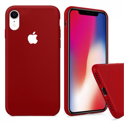  Чохол для iPhone XR Silicone Case Full /camellia white/