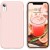  Чохол для iPhone XR Silicone Case Full /grapefruit/