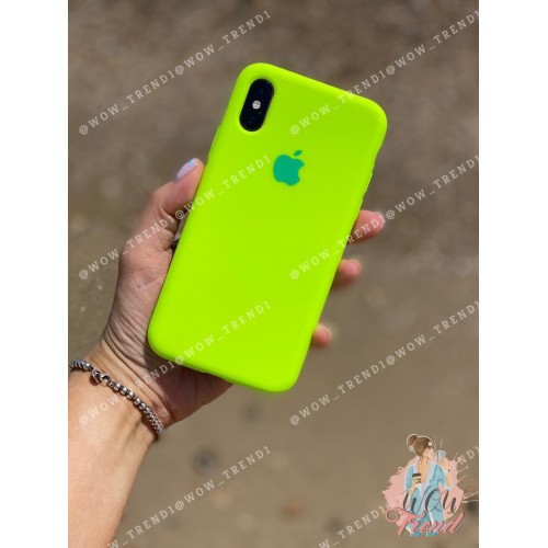  Чохол для iPhone XR Silicone Case Full /juicy green/