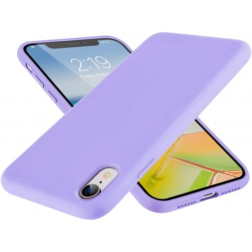  Чохол для iPhone XR Silicone Case Full /lavender/