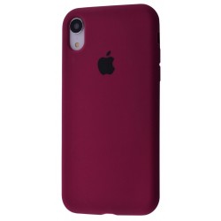  Чохол для iPhone XR Silicone Case Full /marsala/