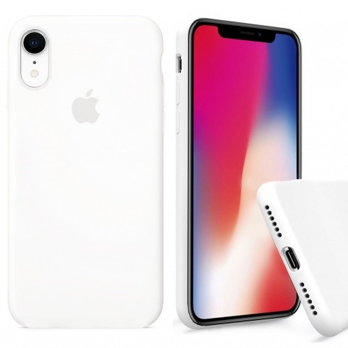  Чохол для iPhone XR Silicone Case Full /white/
